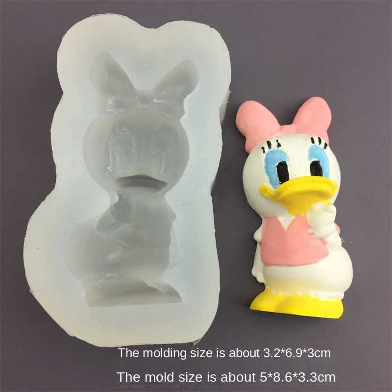 Disney Cake Silicone Mold DIY Mickey Minnie Epoxy Resin Molds Aromatherapy Wax Plaster Molds Candy Fondant baking Tools