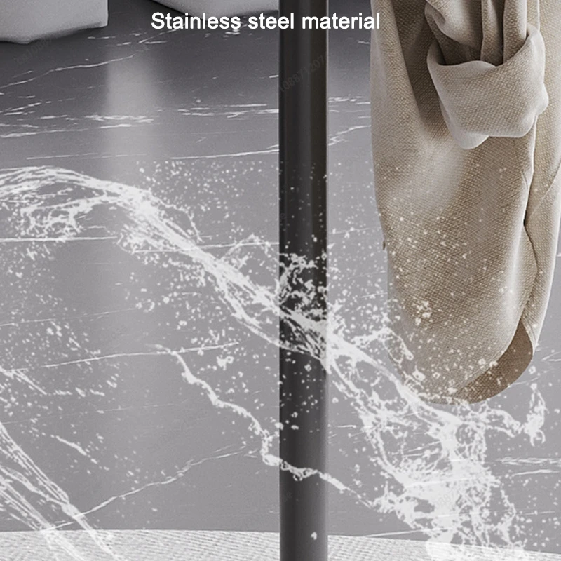 رف معطف فاخر عالي الجودة من الفولاذ المقاوم للصدأ مطلي بالكهرباء على طراز INS الحديث رف تخزين قائم على الأرض مناسب للاستخدام المنزلي