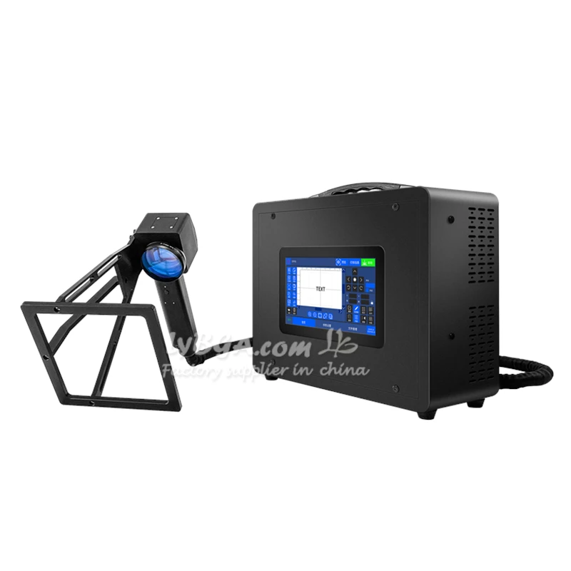 ミニファイバーレーザーマーキングマシン 20W 30W 50W ワイヤレスハンドヘルド金属彫刻機 PVCプラスチックステンレス鋼漫画用