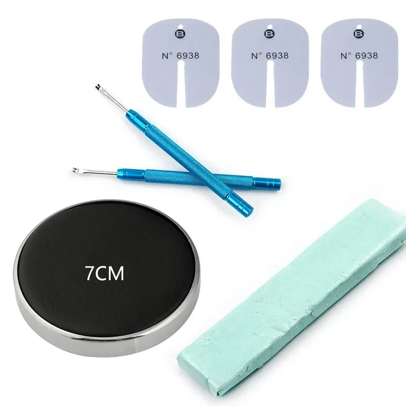 Watch Dial Cleaning Clay Rubber Putty Watch Needles Picker Puller Fitting Removal Tool Accessory PU Seat Cushion Repair Tool Kit