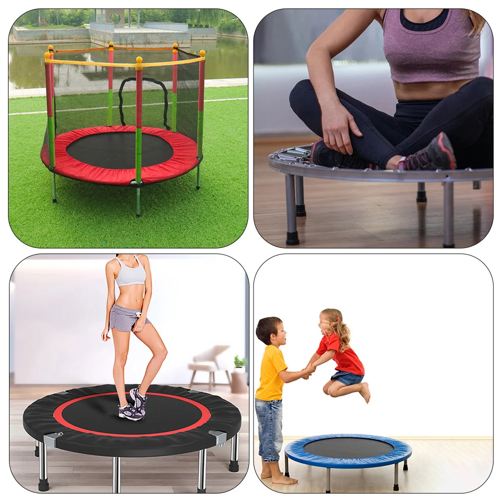 Tapis de sol antidérapant pour Trampoline, 8 pièces, pièces remplaçables, rebondisseur de pieds, bouchons de jambes, protecteurs en Latex, sûr et doux