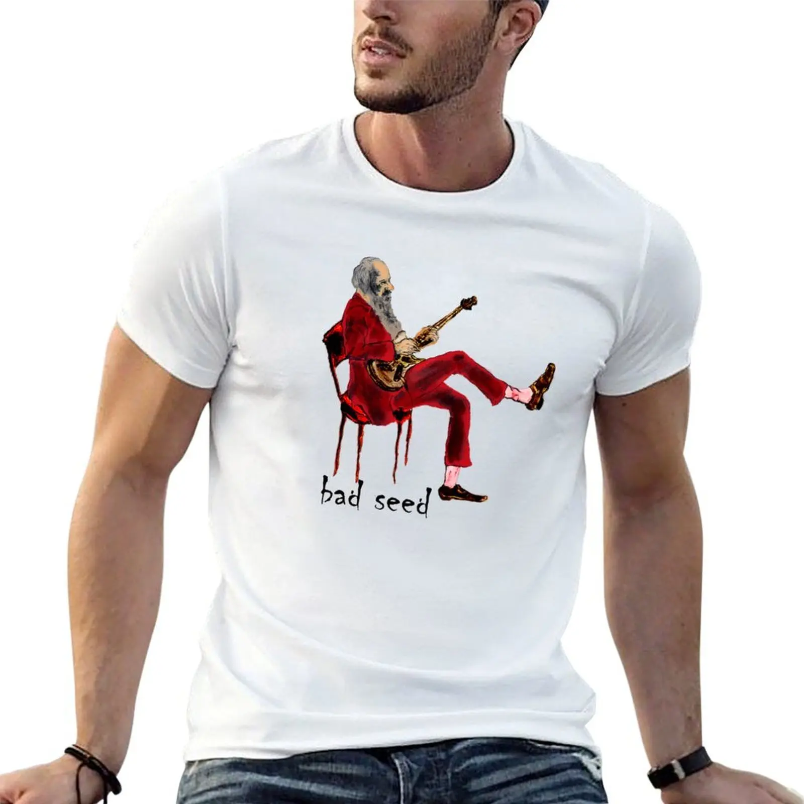 

WARREN ELLIS T-Shirt man t shirt luxury funny t shirts dark humor t shirts for man cotton T-shirt