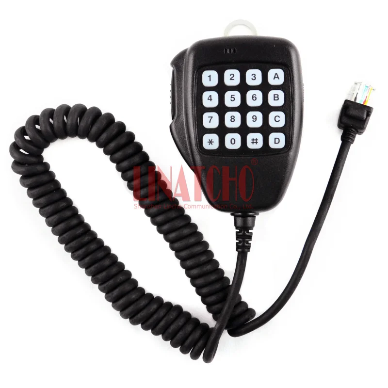 

HM-118TN DTMF 8Pin Handheld External Microphone for Car Mobile Radio IC-2720H IC-2725E IC-2200 IC-208H