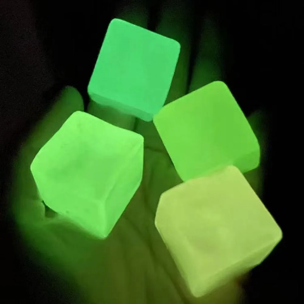 Glow-in-the-dark ice toy Summer ice toys cool down  squeeze decompression ice cubes decompression jelly Summer toys