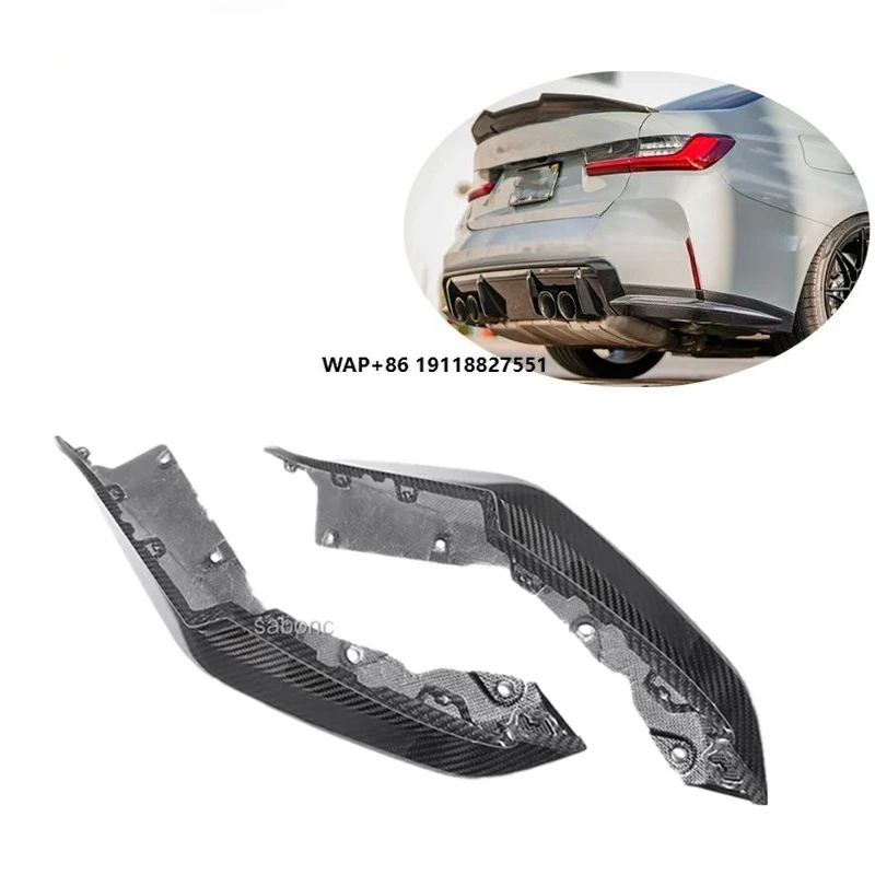 

OEM Style Lightweight Dry Carbon Fiber Rear Bumper Splitter Winglet for G80 M3 G82 G83 M4 2022 up