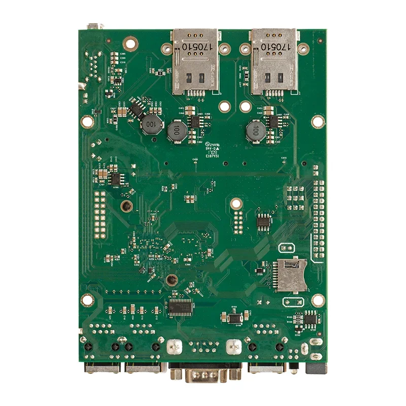 In stock MikroTik RBM33G card routing motherboard can add 4G module wifi module mobile phone card slot