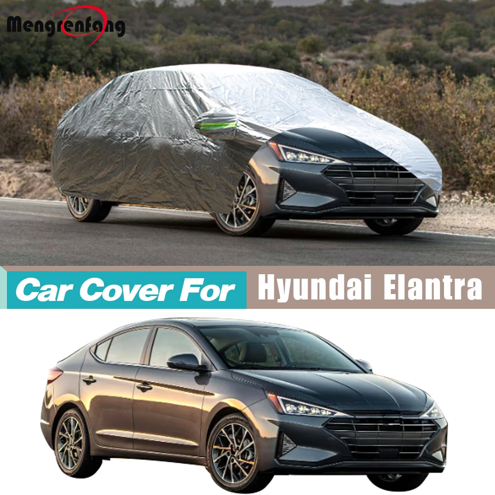 

Auto Cover Windproof Anti-UV Rain Sun Snow Dust Resistant Outdoor Car Cover For Hyundai Elantra Coupe Sedan Hatchback 1990-2027