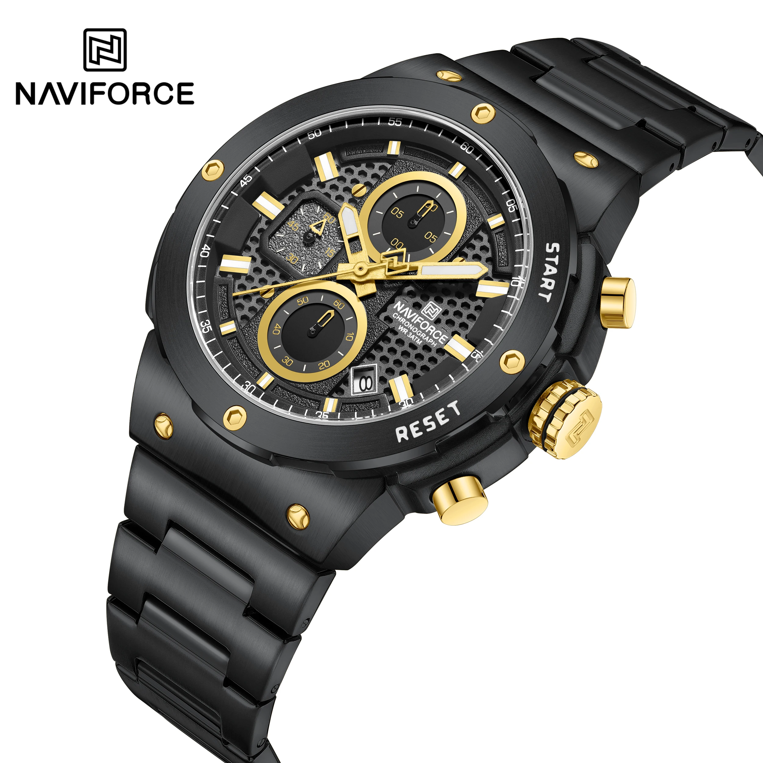 Rotatable Bezel Men's Quartz Watch