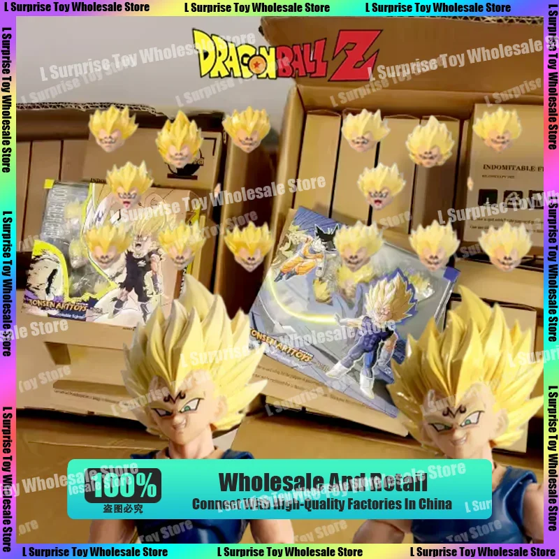 [In Stock] Tonsenarttoys Dragon Ball S.H.Figuarts SHF Indomitable Fighter Majin Vegeta Heads Accessories Anime Action Figure Toy