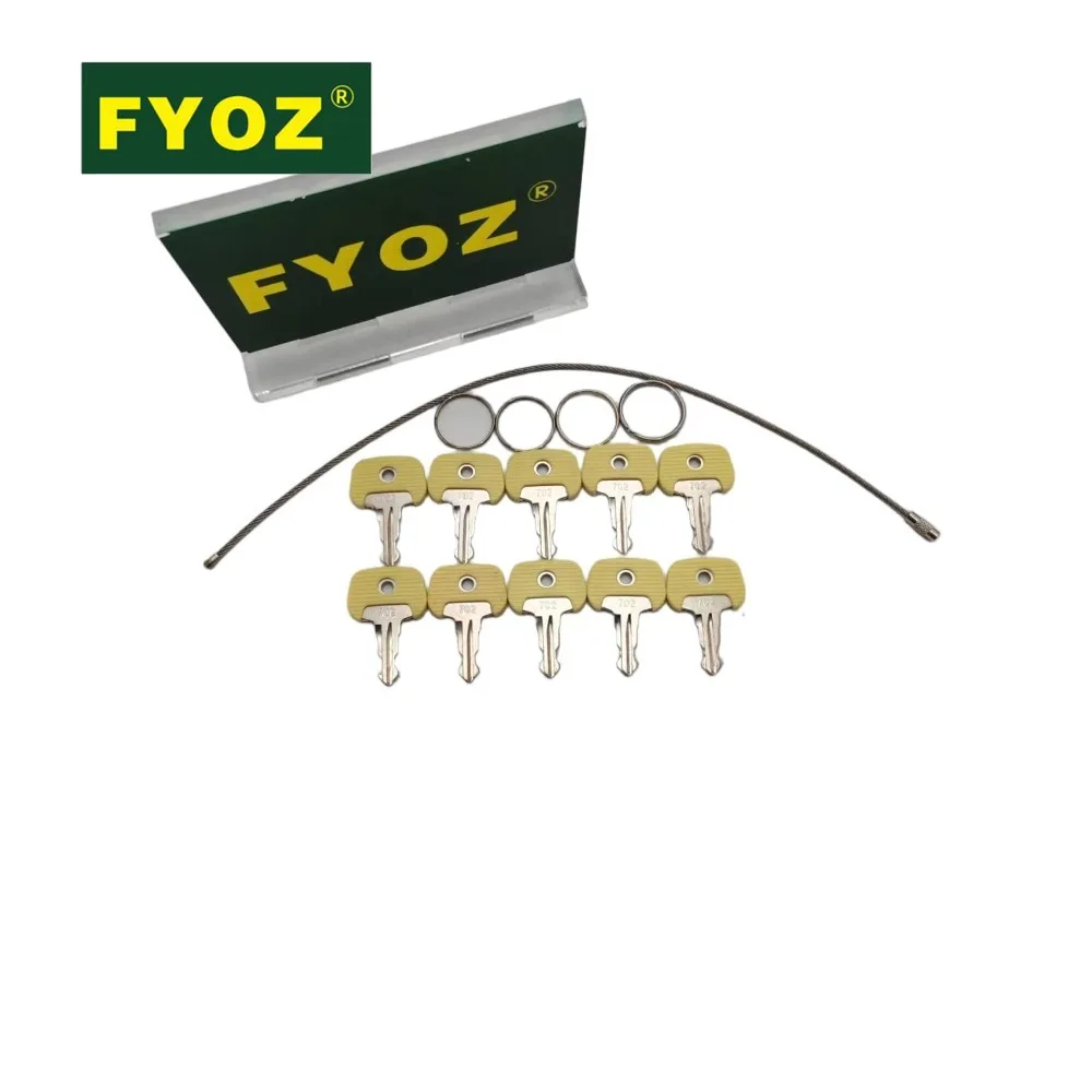 10 Pack Ignition Keys for Forklift For Jungheinrich/Mic/Komatsu Part Numbers 702 26906870 28520490 Keys