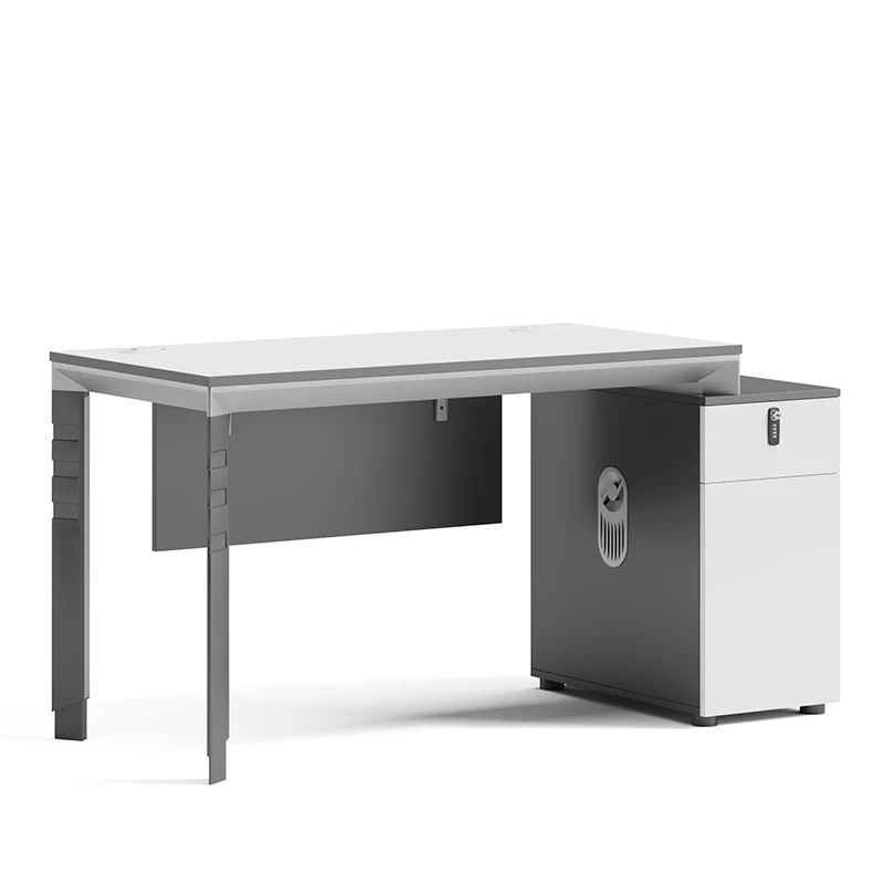 

Modern Commercial Office Furniture Board Small Office Desk Executive Desk With File Cabinet