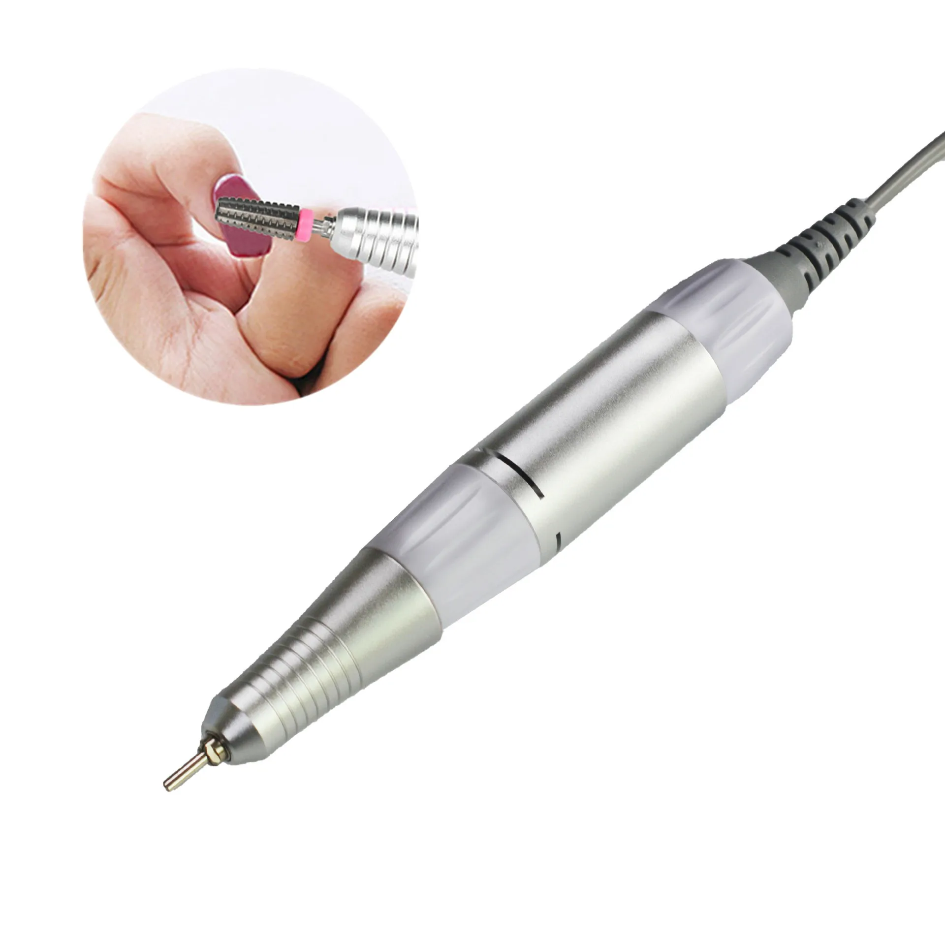 35000rpm 5Pins Electric Nail Drill Machine Handle Handpiece Pedicure Replacement Pen Manicure Beauty Tool ABE Accessory image 6