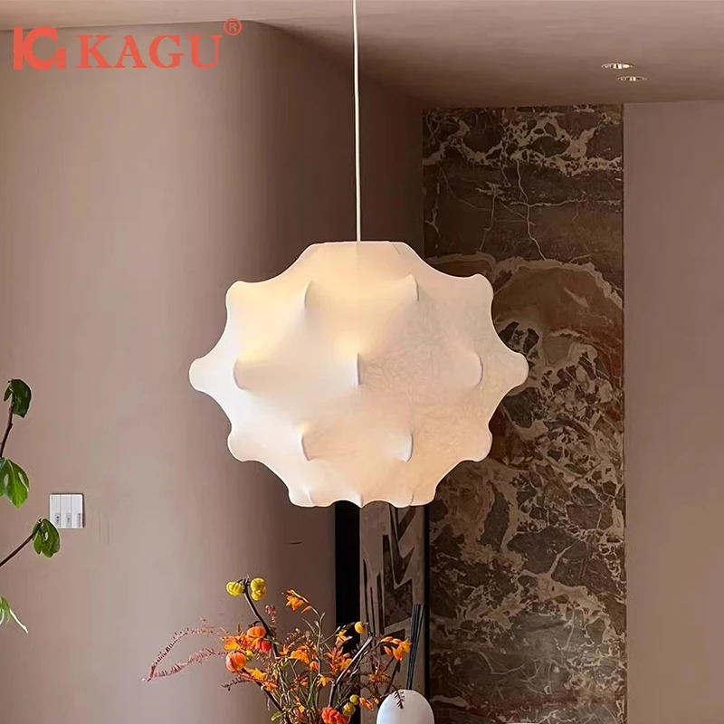 

Modern Chinese Style Silk Pendant Lamp Living Room Dining Room Bedroom Attic Designer Lamp Nordic Home Decoration E27 Lamp