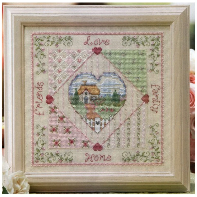 3982 çapraz dikiş kiti çapraz dikiş noel ürünleri promosyon Homfun Stich DIY zanaat nakış kumaş iplik seti hobi yetişkin