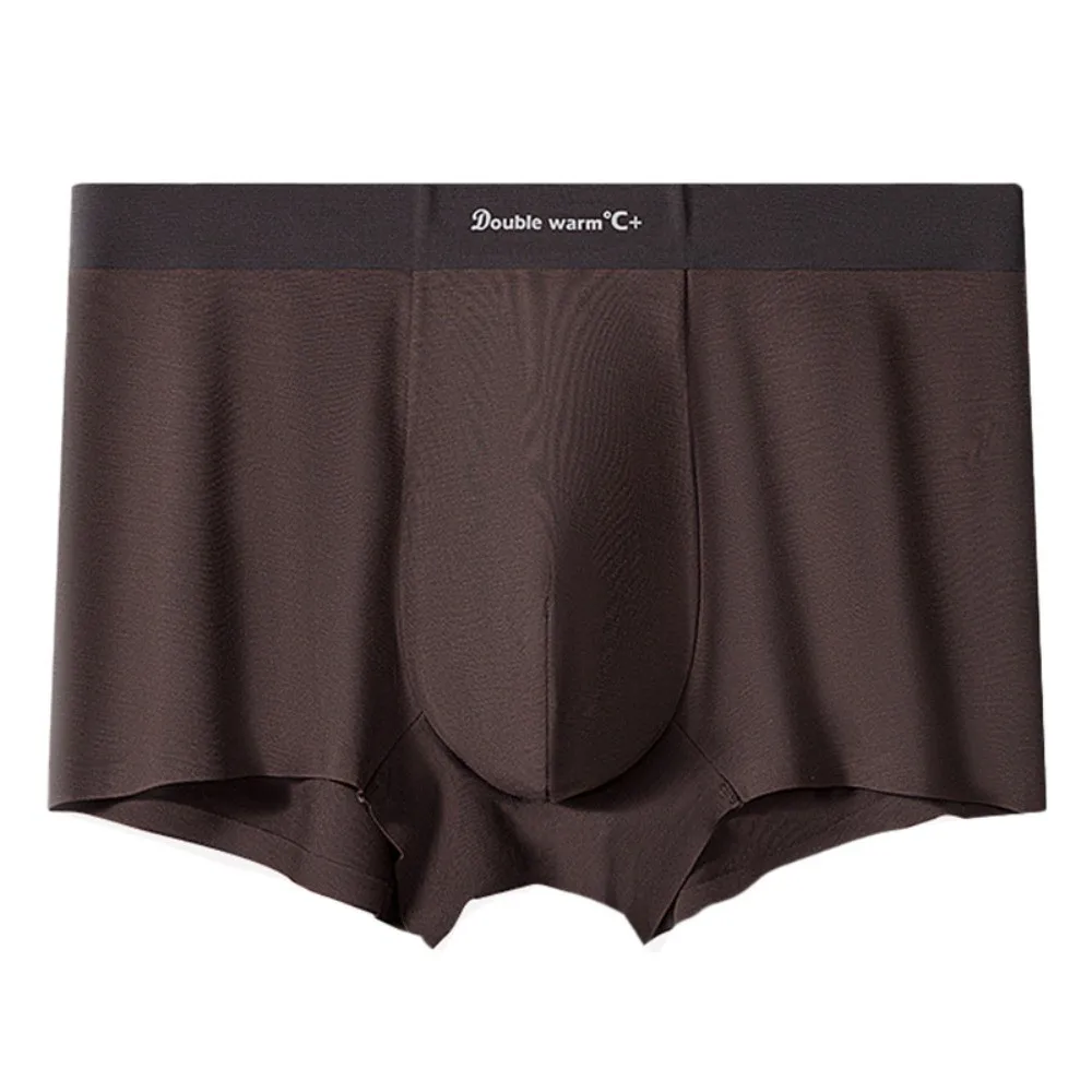 

Plus Size L-3XL Man Boxer Briefs Cotton Crotch Seamless Seamless Panties Boxers Mid Waist Underpants Underwear for Men Men