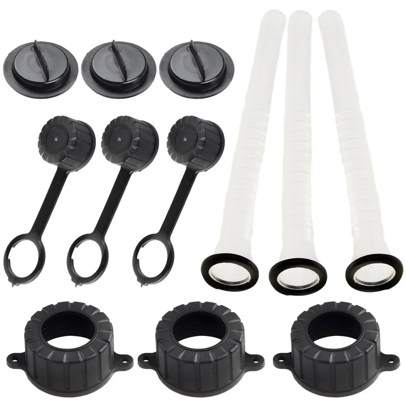 Tampa de Exaustão Solução de Combustível Conveniente Pacotes de Bico de Reposição e Kit de Peças para Rubbermaid Kolpin e Gott