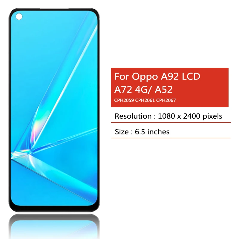 Arbilato Schermo LCD Per Oppo A72/A52/A92 4G – Kit Di Riparazione Completo Con Strumenti
