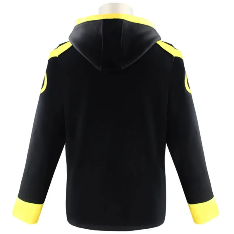 707 cosplay costume Mystic Messenger Saeyoung console zipper jacket luciel seven hoodies 707 red T-shirt short orange wi M17