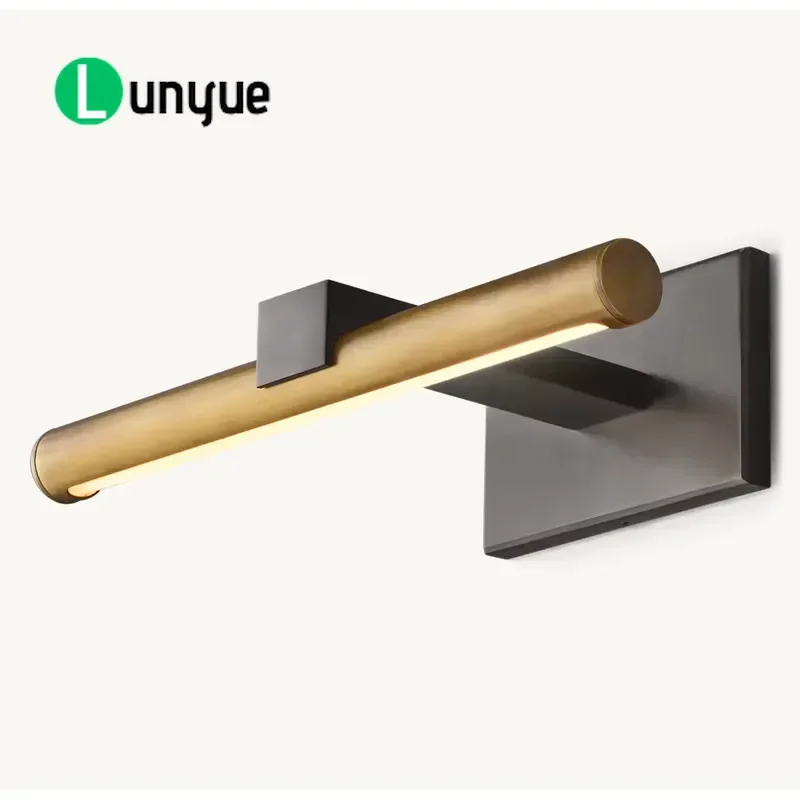 LED Mirror Light Waterproof Metal Wall Lamp Dimmable Bathroom Vanity Lighting for Cosmetic Desk