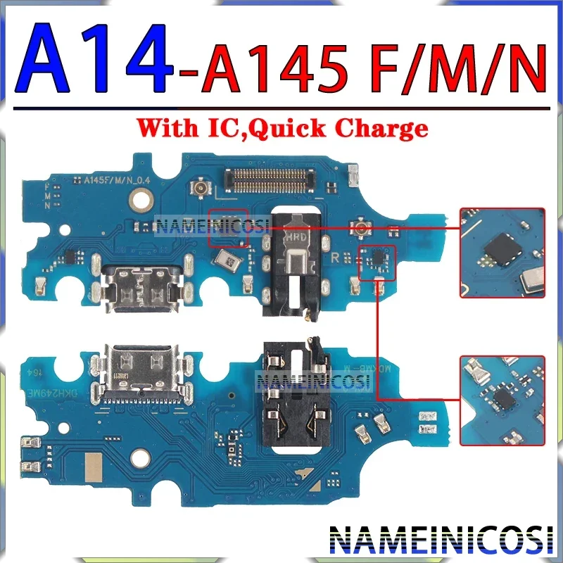 Usb Dock Charger Port for Samsung Galaxy A15 A25 A04 A04E A04S A14 A24 A34 A54 A05 A05S A35 A55 4G 5G Charging Board Module