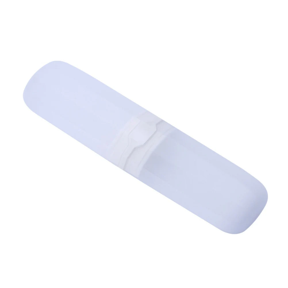 

4pcs Portable Case Travel Toothbrush Storage Tube Plastic Brush Holder For Used Toothbrush Compact Lightweight Design Easy Clean