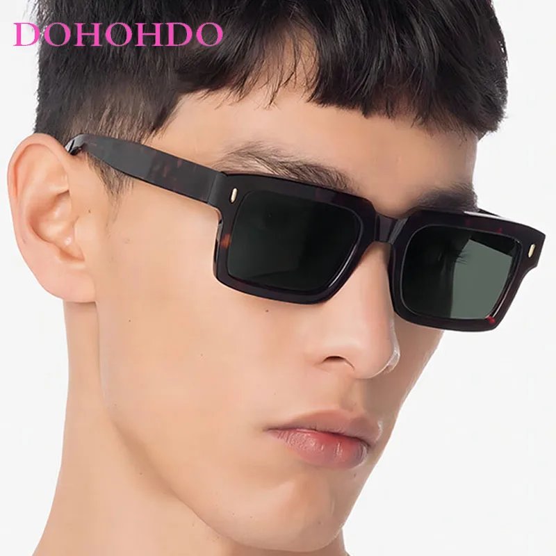

DOHOHDO Fashion New Narrow Frame Sunglasses Women Brand Designer Retro Men Rectangle Sun Glasses Unisex Eyeglasses Shades UV400