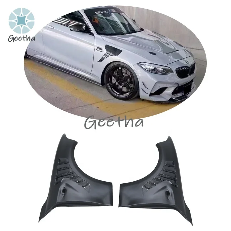 

Quality Assurance MP Style Half Carbon Fiber Side Fender Fit for F22 F87 M2 M2C Fender