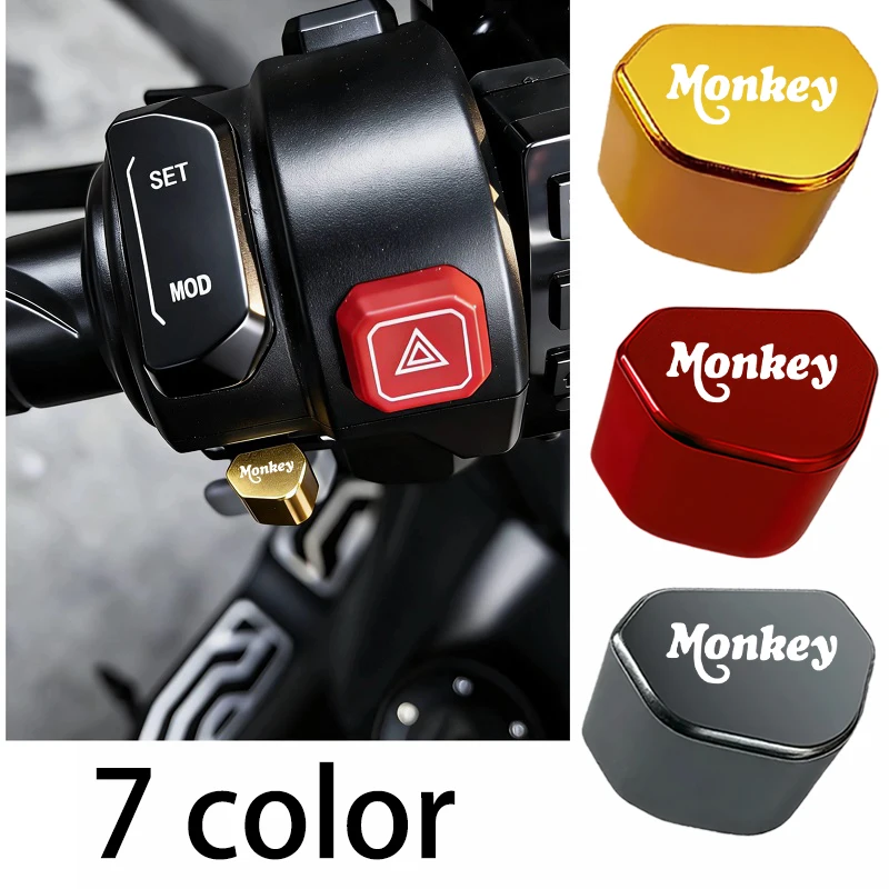 

Mototcycle CNC Switch Button Turn Signal Switch Key cap For Honda Monkey 125 Z125 Z 125 Z120 Monkey125 Aluminum