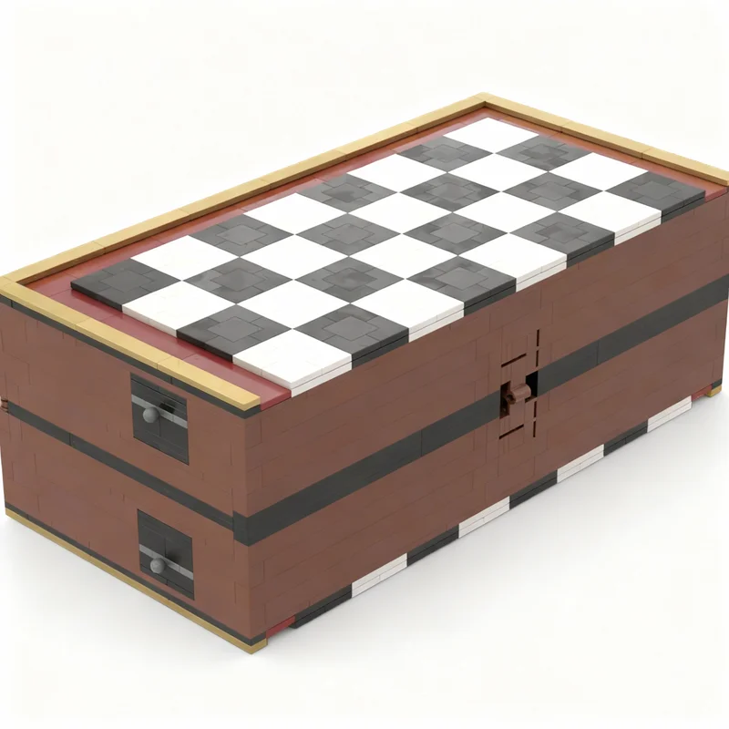 1270pcs MOC Icons Chess Series – Traditional Edition Model Building Blocks Architecture Craft Creative Assemble Collection 3D