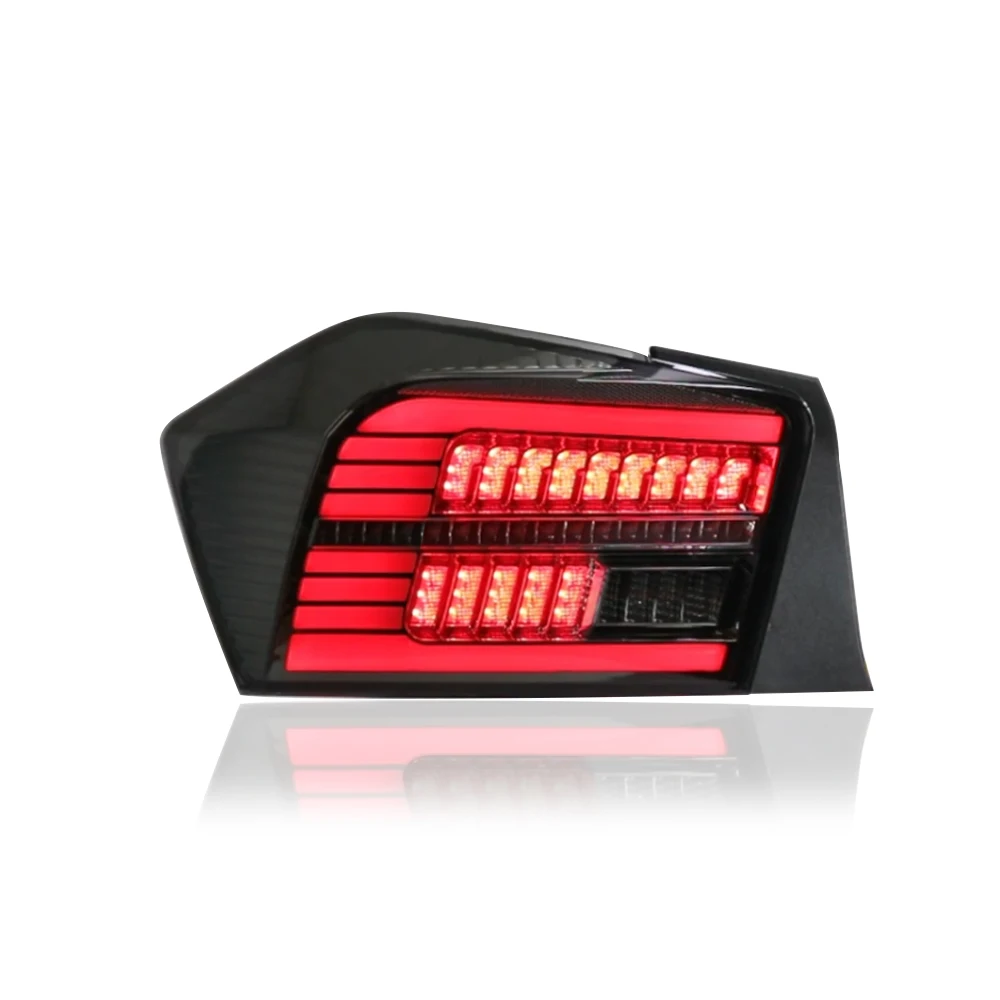 LED Tail Light Assembly For Honda City GM2 GM3 2008-2014 Upgrade Sequential Turn Signal DRL Brake Reverse Lamp Plug & Play