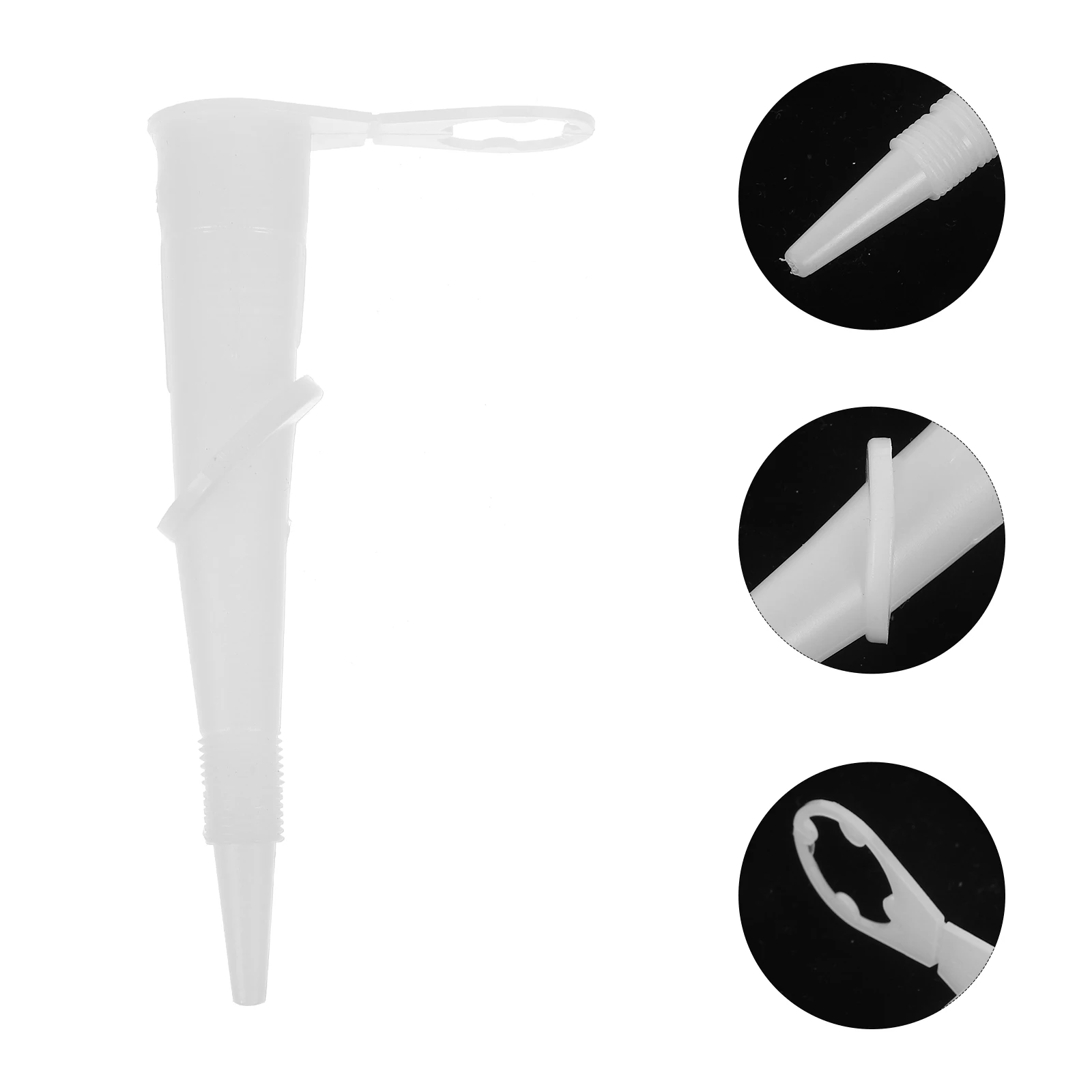 

4pcs Flexible Grout Tool 360-Degree Rotating Tip Glass Glue Nozzle Portable Caulk Angle Glue Coating Device Home Sealant