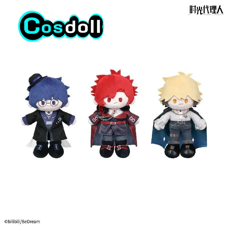 Boneka Plushie 15cm Original LINK CLICK Cheng Xiaoshi Lu Guang Qiao Ling Vein Liu Xiao Xia Fei dengan Pakaian, Tas, dan Gantungan Kunci Anime