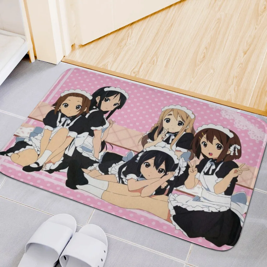 Japan Kawaii New K-ON! Bath Mat Non-Slip Tufted Mat Rug for Front Door Living