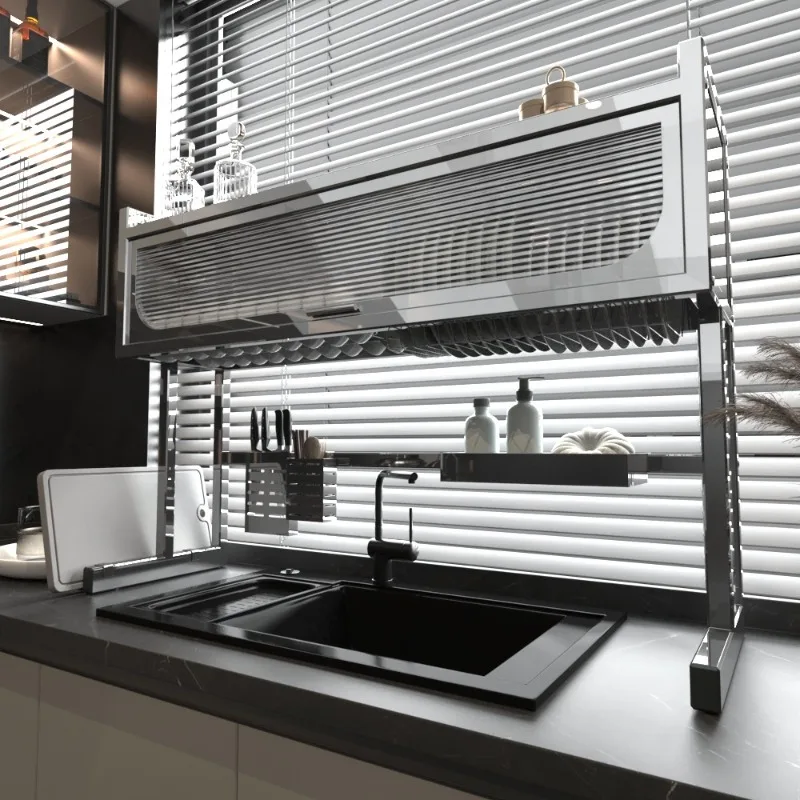 

Sink Shelf Kitchen Multifunctional Stainless Steel Bowl Rack Sink Sink Storage Rack Dish Cupboard Drain Rack