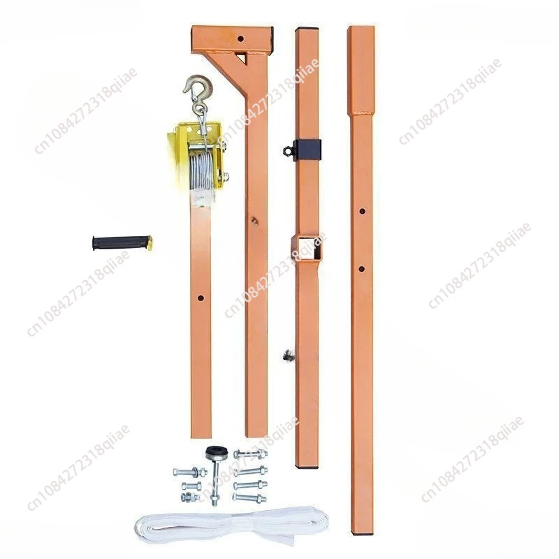 Air Conditioner External Machine Crane Repair Lift Bracket Portable Lifting Machine Hand-cranked Small Crane Lifting Bracket