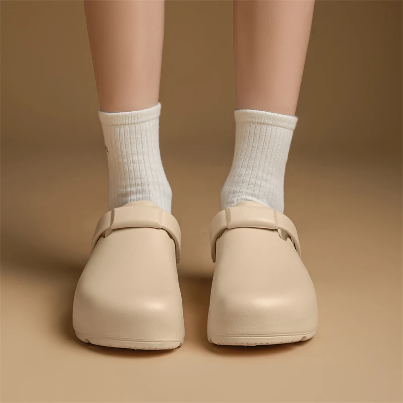 Sandalen Damen 2025, Sommer, neue Baotou-Hausschuhe, rutschfeste, leichte Strandschuhe – Detail 26