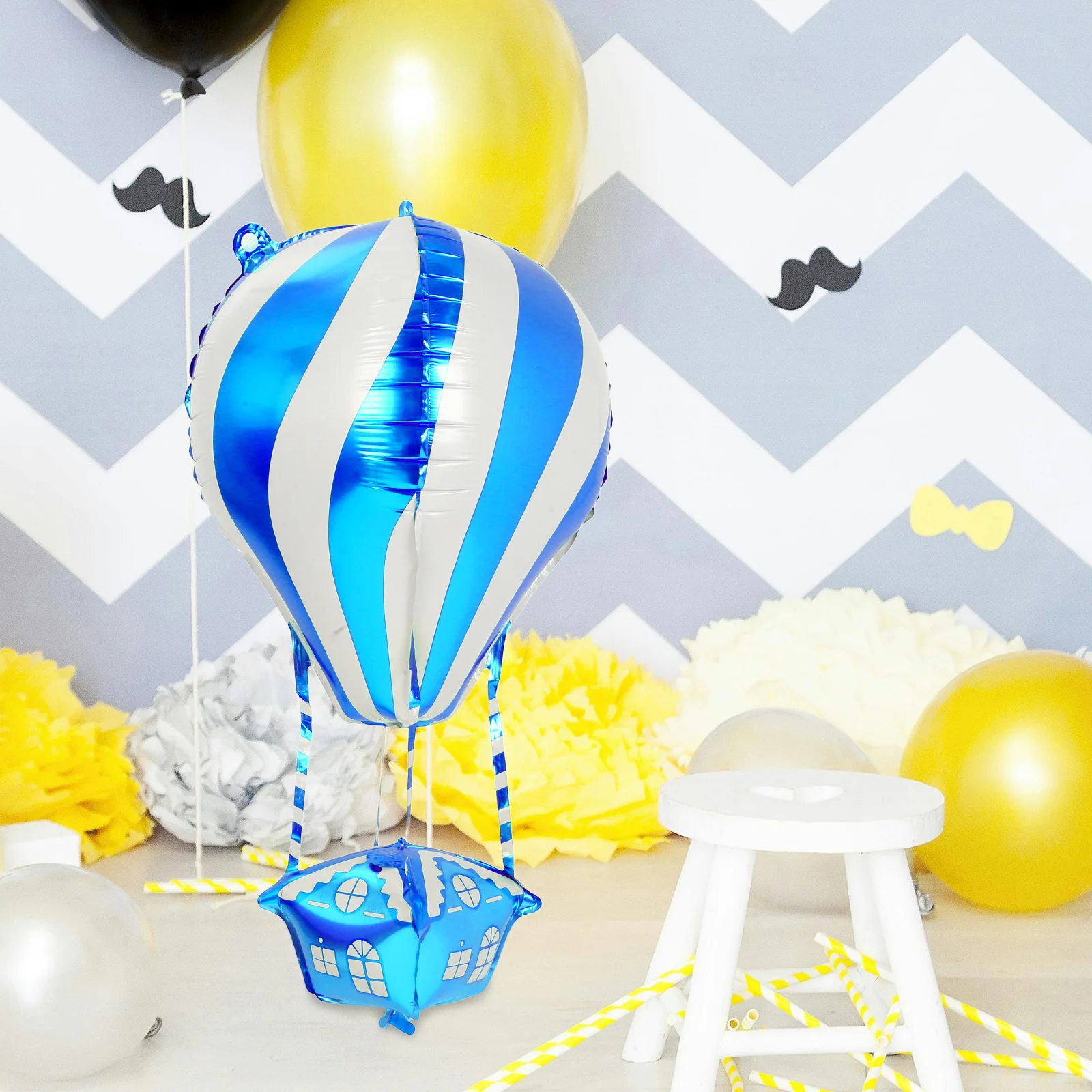 

4Pcs Hot Air Balloon Aluminum Balloons Colorful Birthday Party Decorations Event Supplies Hot Air Balloon Toys