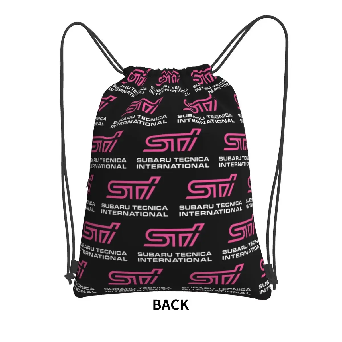 Subaru STI Car Portable Backpacks Drawstring Bag Multi-function Drawstring Bundle Pocket Storage Bags For Travel Sport Man Woman