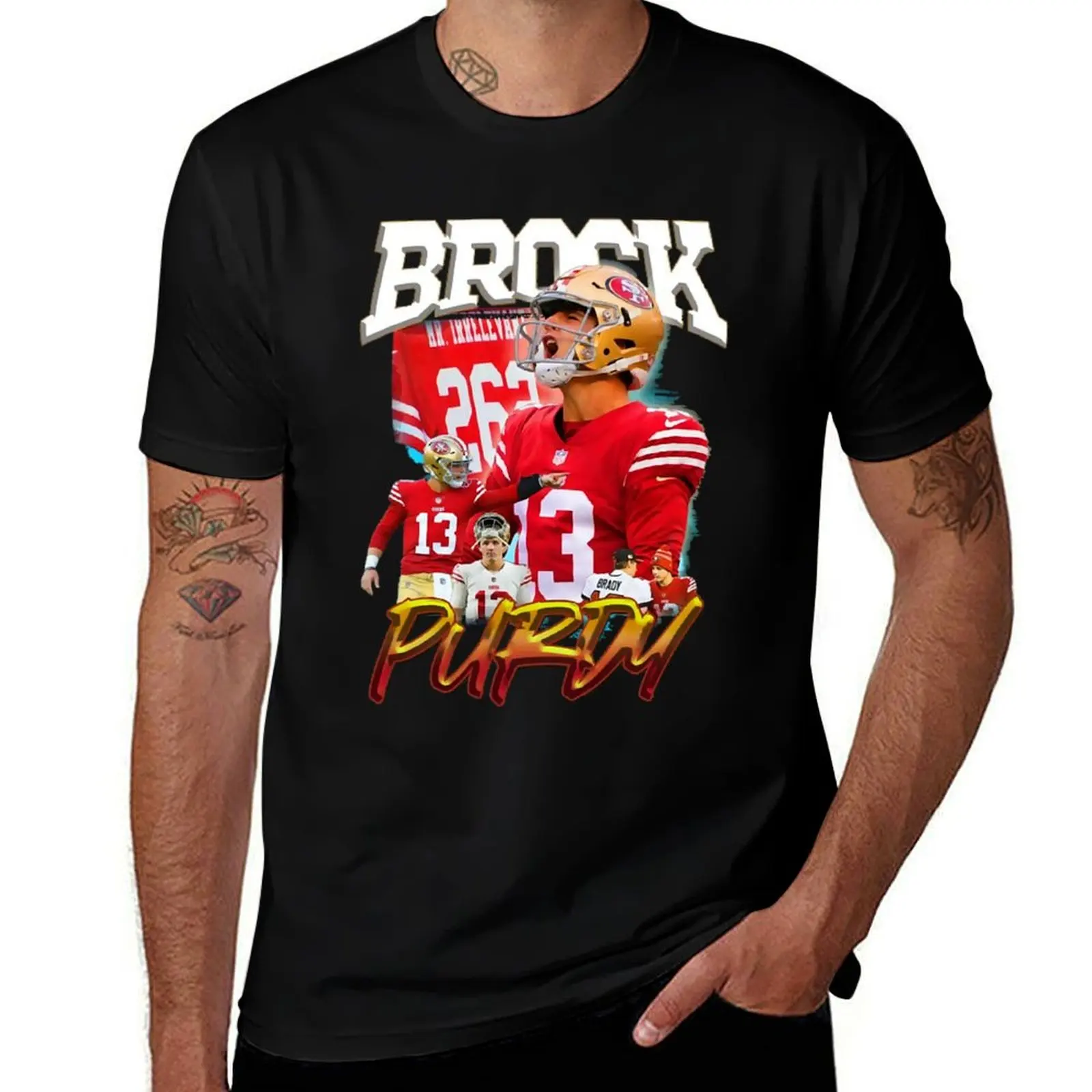 

Brock Mr. Irrelevant Purdy Bootleg T-Shirt t shirt for man 100 percent cotton man t shirt designer cotton t shirt man T-shirt