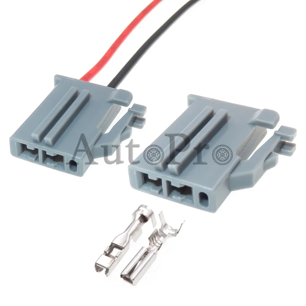 1 Set 2 Hole AC Assembly Auto Modification Plug Accessories Car Wire Harness Socket Automobile Electrical Connector