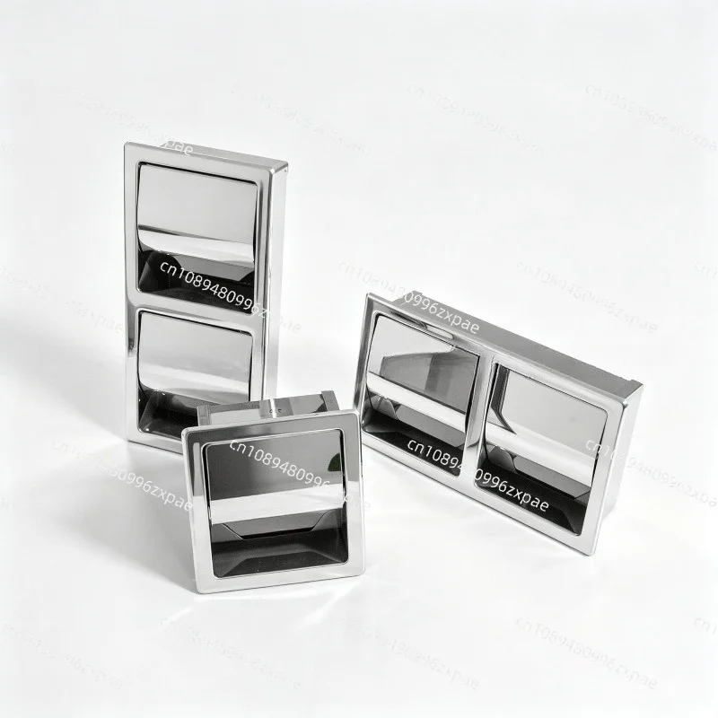 304 Stainless Steel Toilet Paper Recessed Holder Wall Embedded Hidden Tissue Box For Hotel Bathroom
