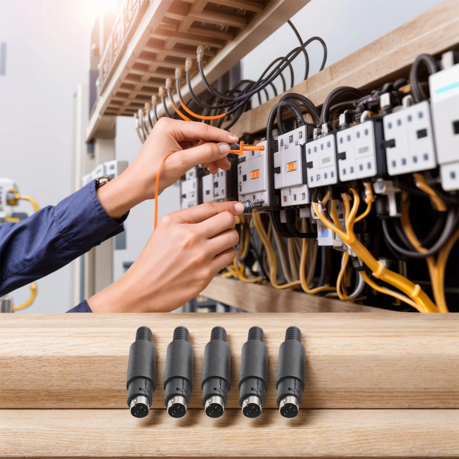 Black Chassis Cable Installation Black Color DC220V Rated Voltage Electronic Devices For Electronic Applications