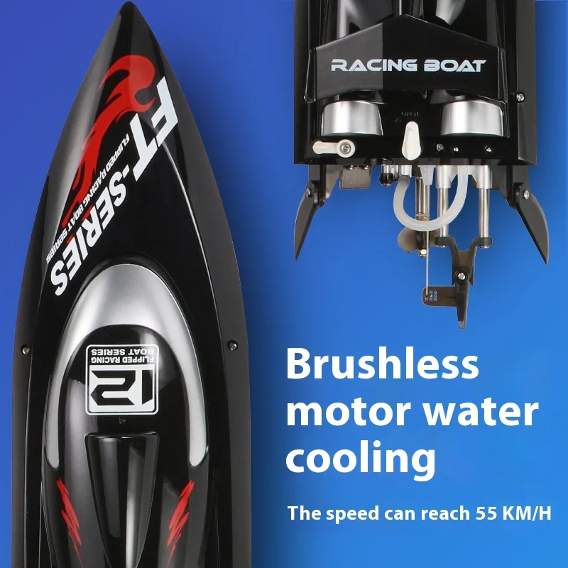 جديد FEILUN FT012 RC قوارب للبالغين فرش 2.4G 50KM/H عالية السرعة سباق RC قارب راديو التحكم قارب التحكم عن بعد الغواصة