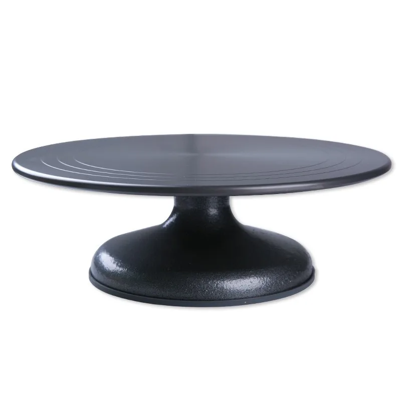 

Decoration table, aluminum alloy turntable, cake turntable with anti-skid ring