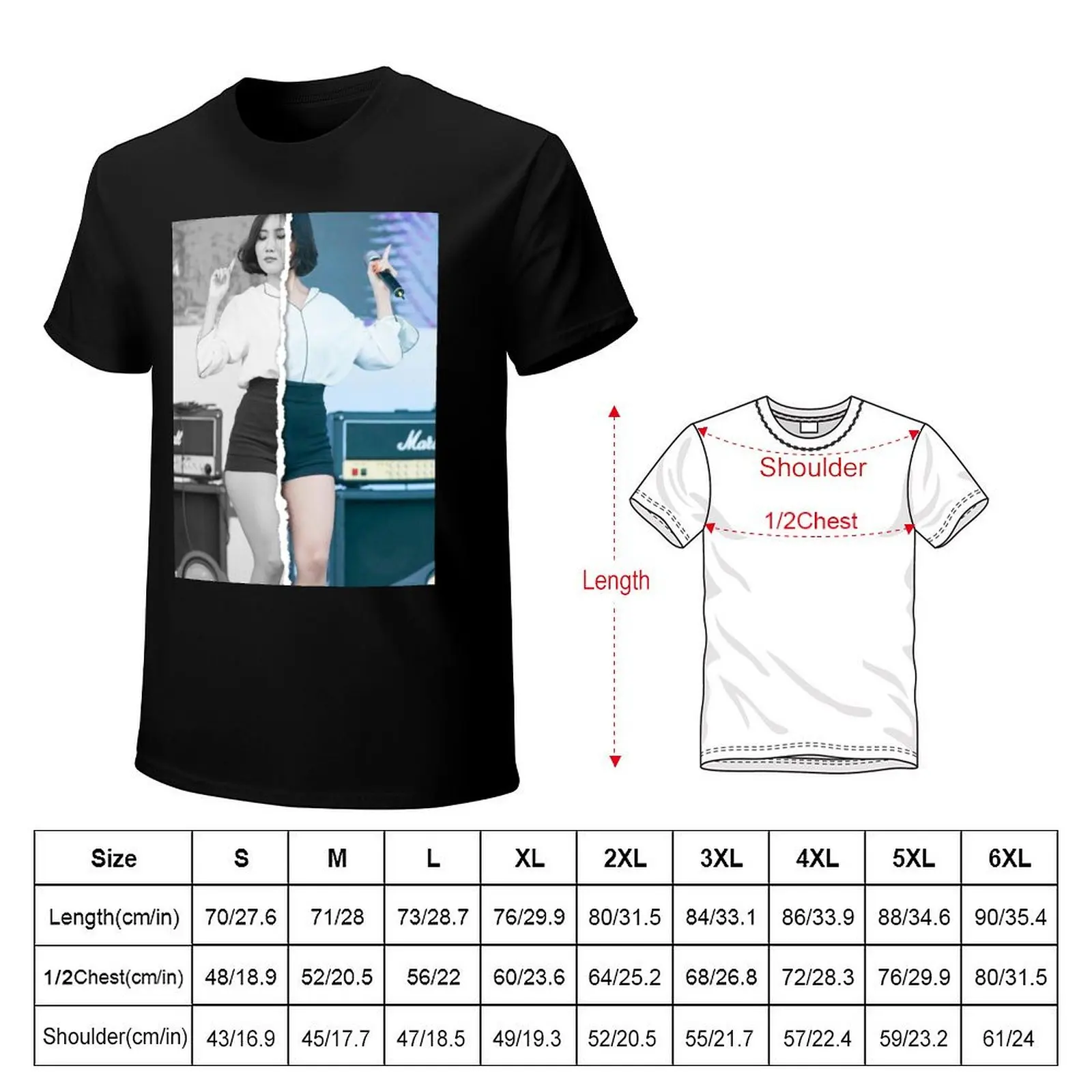 MAMAMOO Hwasa (Divided Photo) T-Shirt Independence Day Short Sleeve T-Shirt