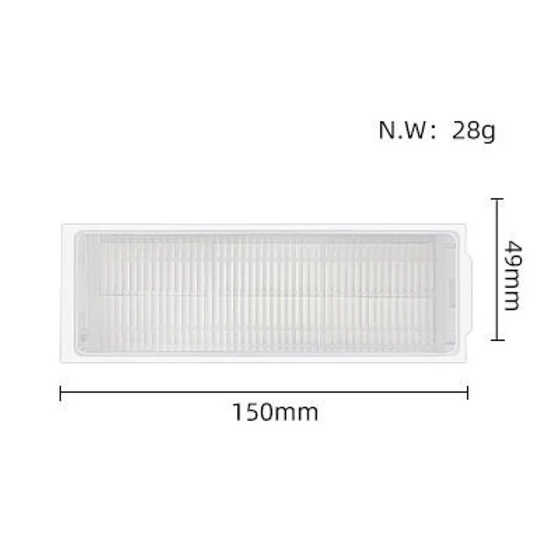 AT51-Geschikt Voor Xiaomi Veegmachine En Mop 3C Accessoires STYTJ02YM Veegmachine Filter Vervanging Kit Vervanging Verbruiksartikelen