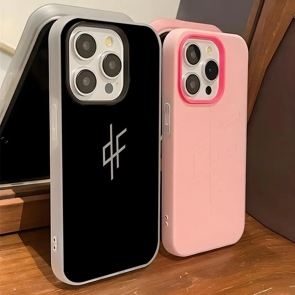 

Music Q-QLF Phone Case IPhone 17 Air 16 15 14 Plus 13 Pro Max 2 Soft Frosted Candy Transparent Jelly 2-in-1