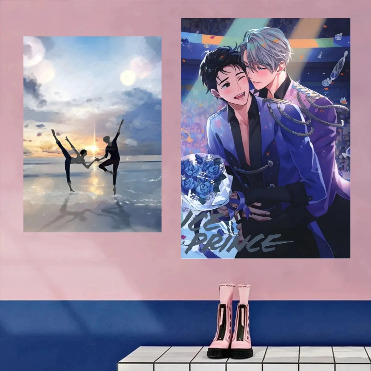 Yuri !!! on Ice Anime Cartoon Wall Arts Posters Canvas Painting for Room Office School Decoration Stuff Home Decor