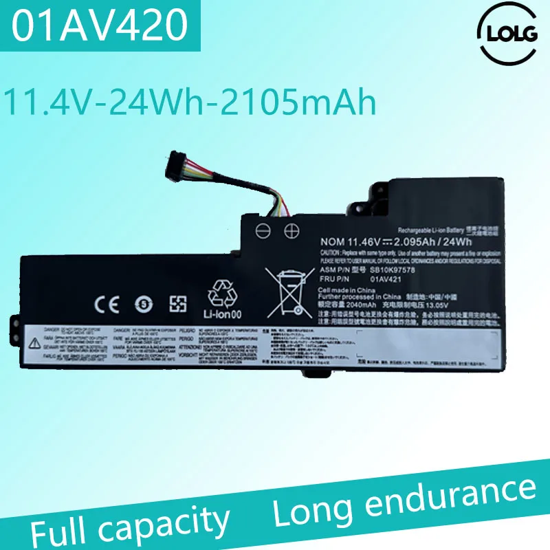 Brand new laptop battery 01av420 for Lenovo ThinkPad t470 t480 a475 a485 tp25 01av419 01av421 01av489  sb10k97576 sb10k97578