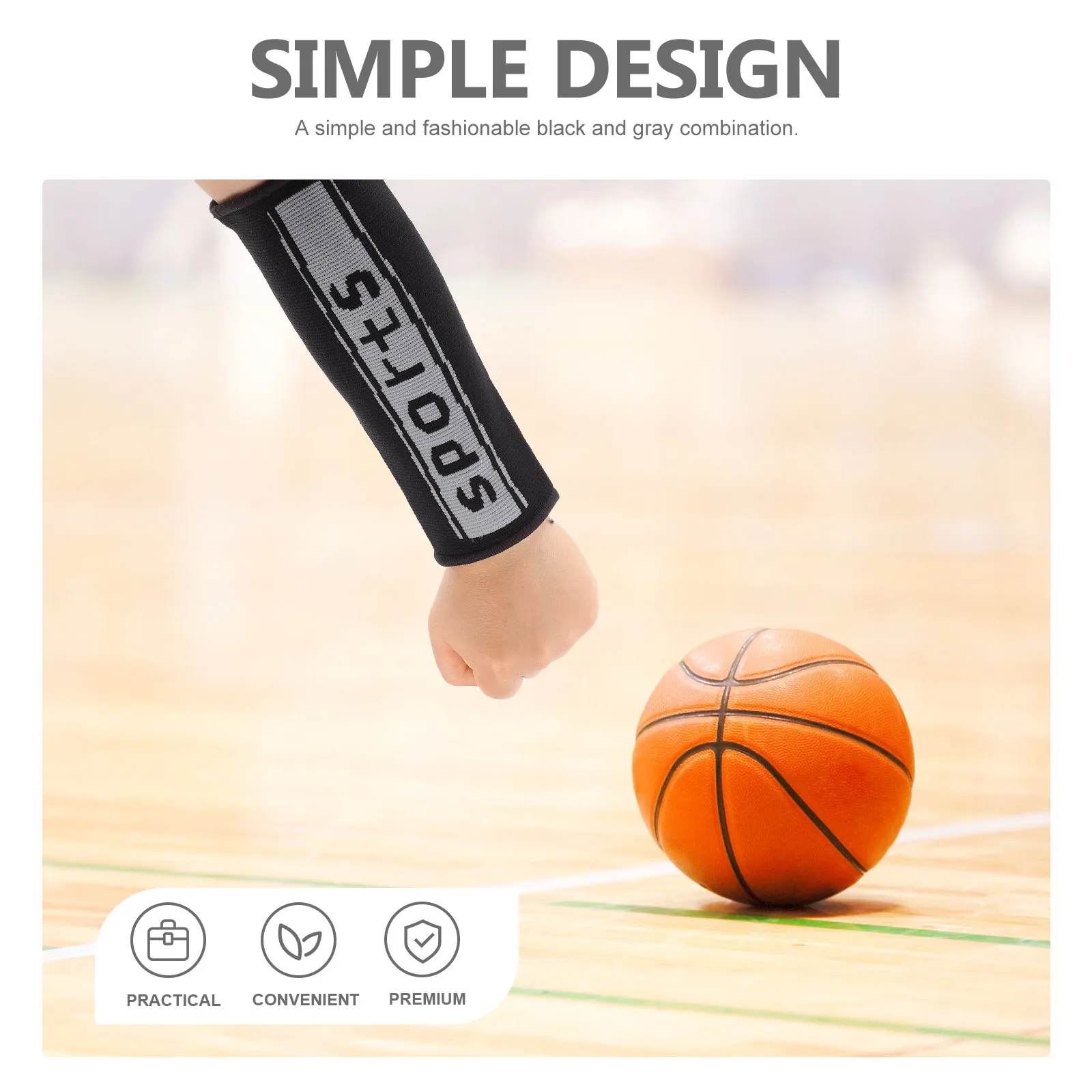 

Extra Long Arm Protector For Volleyball Wrist Sleeve Elastic Support Guard Padded Wristband Sports Arm Sleeve Exercise Training